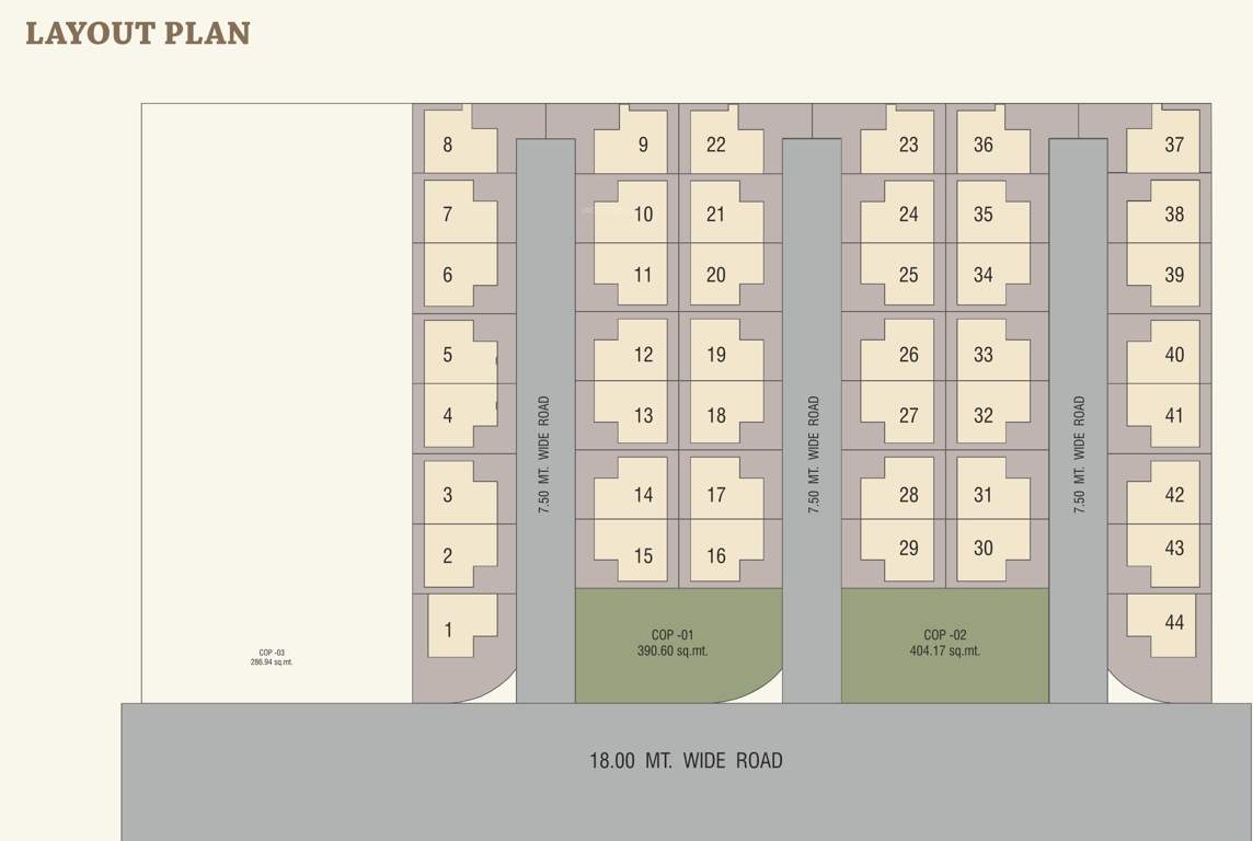  royal heritage villa Layout Plan