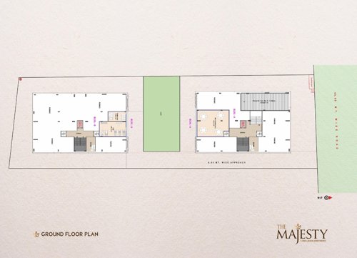  the-majesty Block A And Block B Cluster Plan for ground Floor