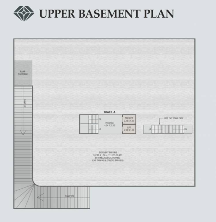 param solitaire Param Solitaire Upper Basement Floor Cluster Plan
