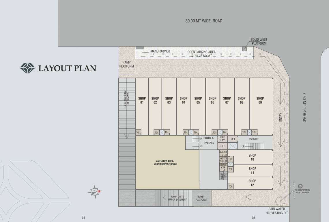param solitaire Layout Plan