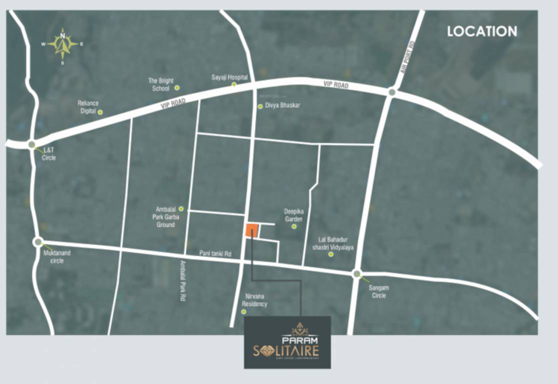 param solitaire Location Plan