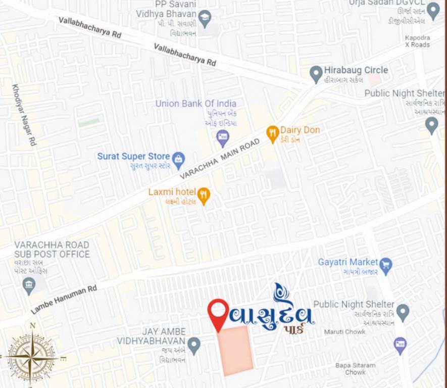  vasudev park Location Plan