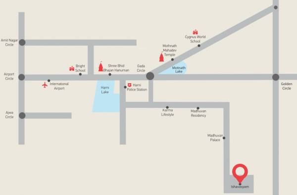 isha-vasyam Location Plan