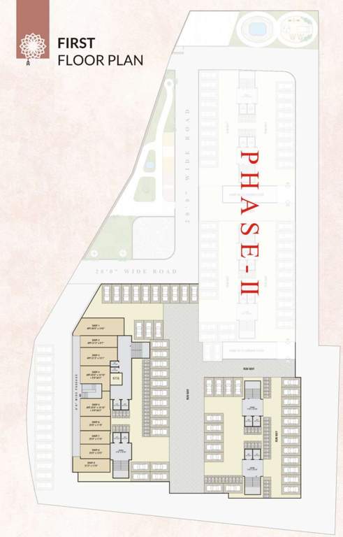  anjani nandan town C To D Cluster Plan For 1st Floor