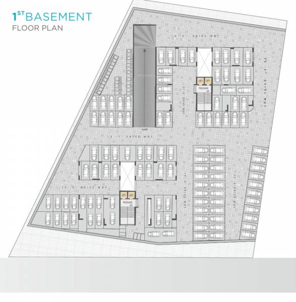 Block A & B Basement 1 Floor Cluster Plan green-serene Block A & B Basement 1 Floor Cluster Plan
