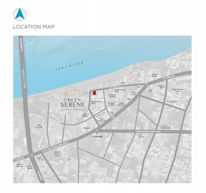 green serene Location Plan