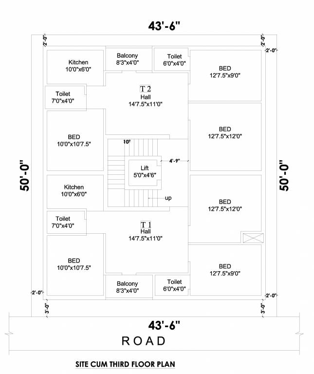 indhome Indhome Cluster Plan for 3rd Floor