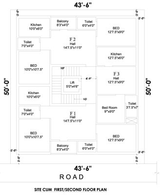  indhome Indhome Cluster Plan from 1st to 2nd Floor