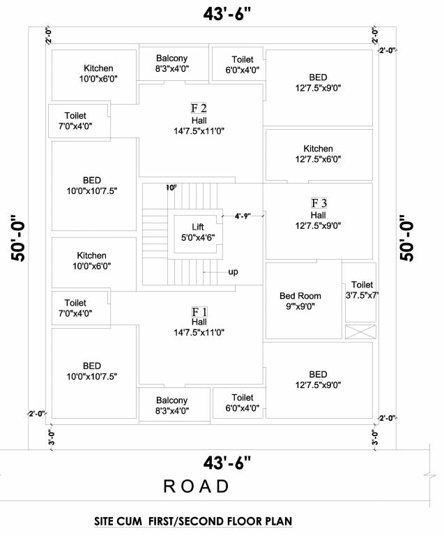  indhome Indhome Cluster Plan from 1st to 2nd Floor