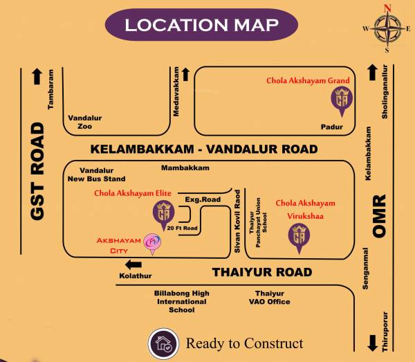  akshayam-elite Location Plan