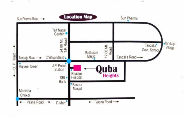  quba-heights Location Plan