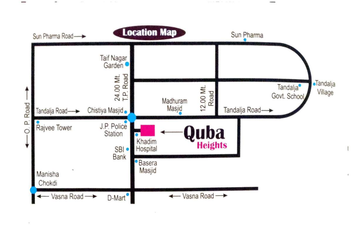  quba heights Location Plan