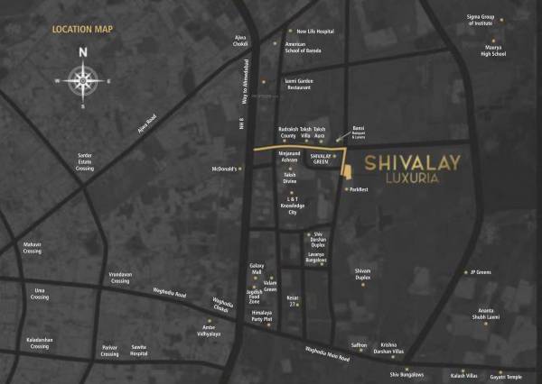  shivalay-luxuria Location Plan
