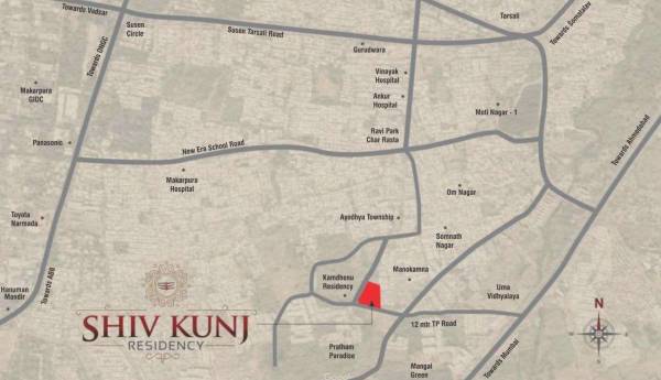  shivkunj-residency-block-e Location Plan