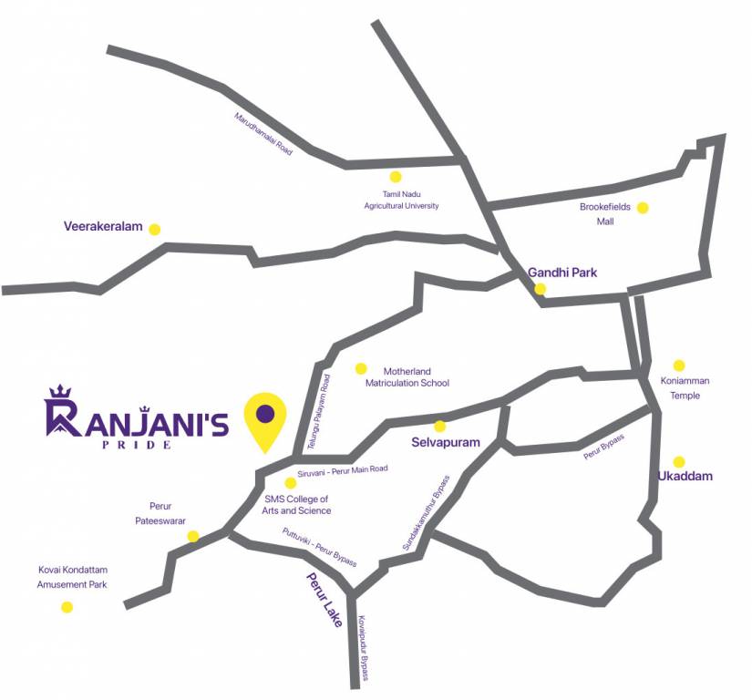  ranjani pride Location Plan