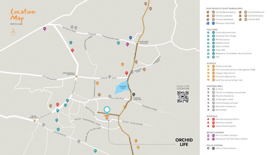  orchid life Location Plan