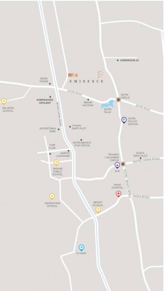  eminence Location Plan