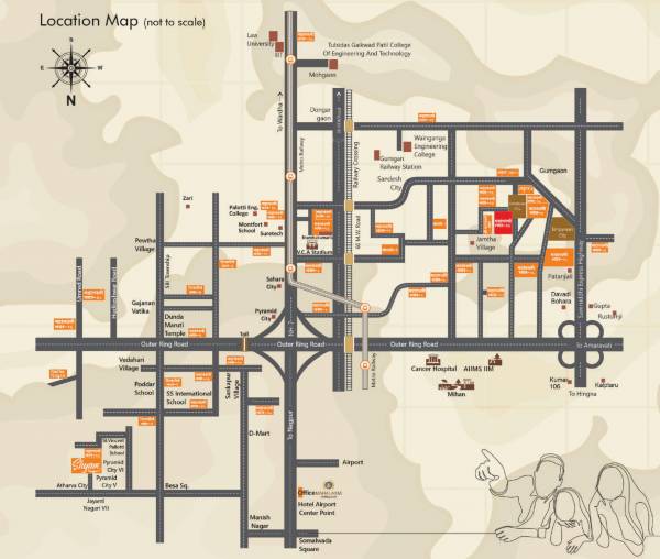  nagar-33-sector-3 Location Plan