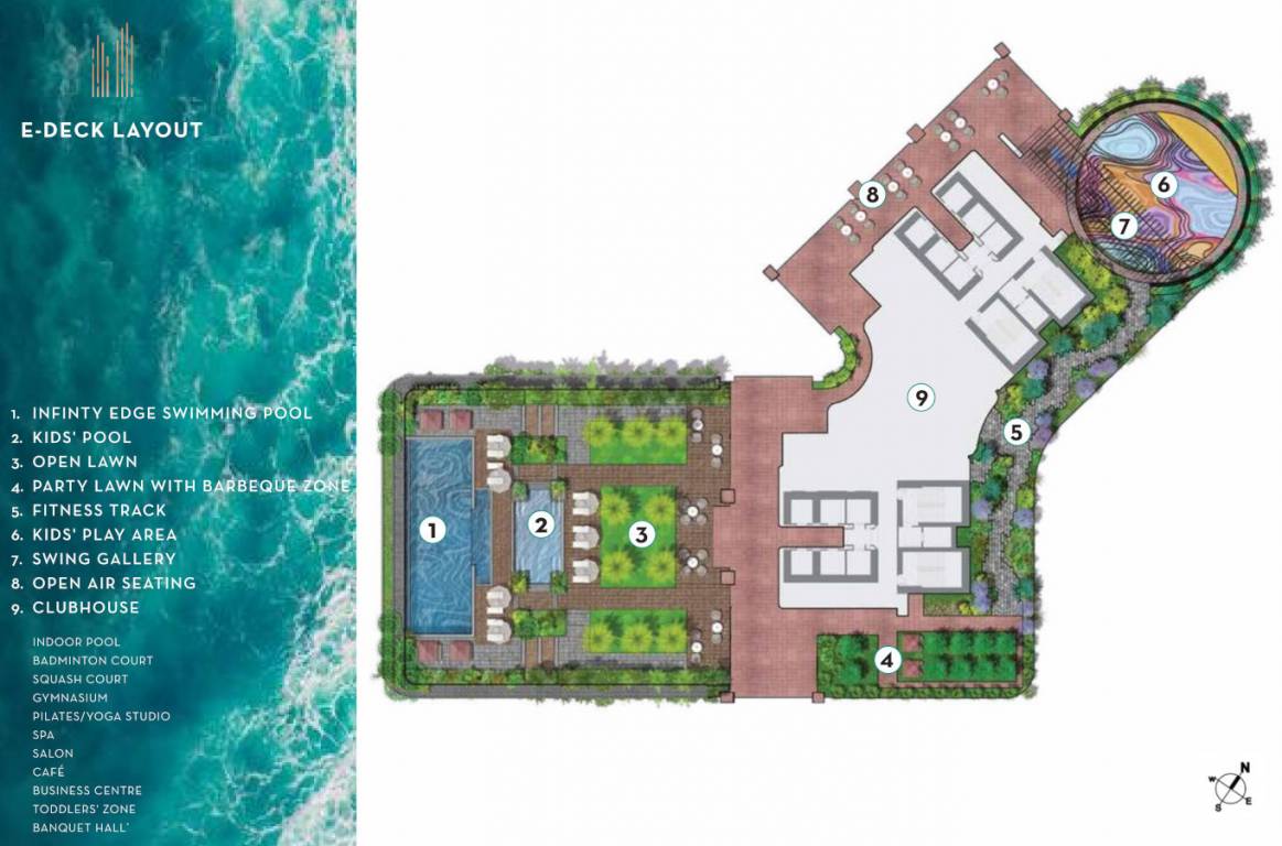  ocean towers north Layout Plan