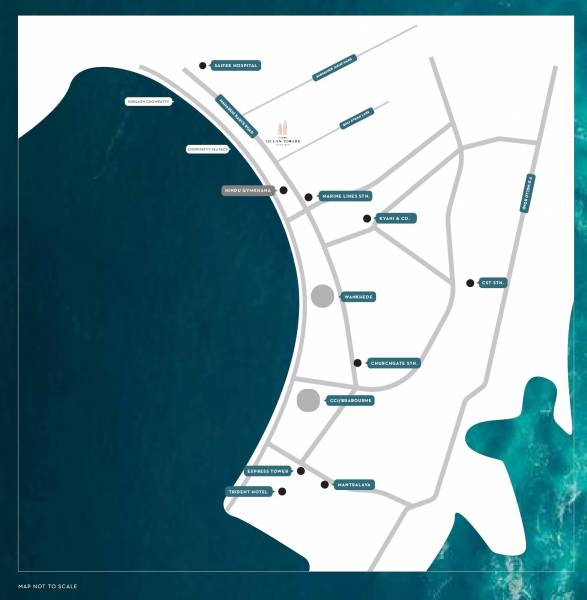 locationPlan of Prestige Ocean Towers North