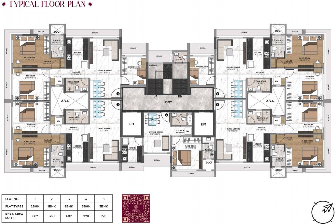  palazzo Sanghvi Palazzo Cluster Plan