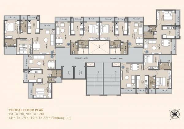  gunjai-darshan Building No 2 Wing B Cluster Plan