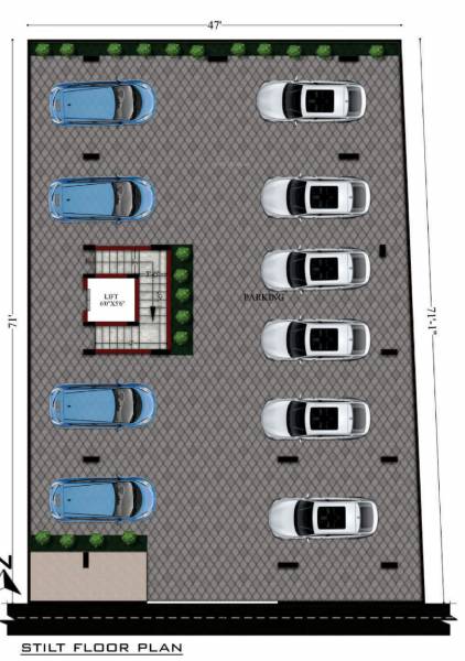  rk-splendour RK Splendour Cluster Plan for ground Floor
