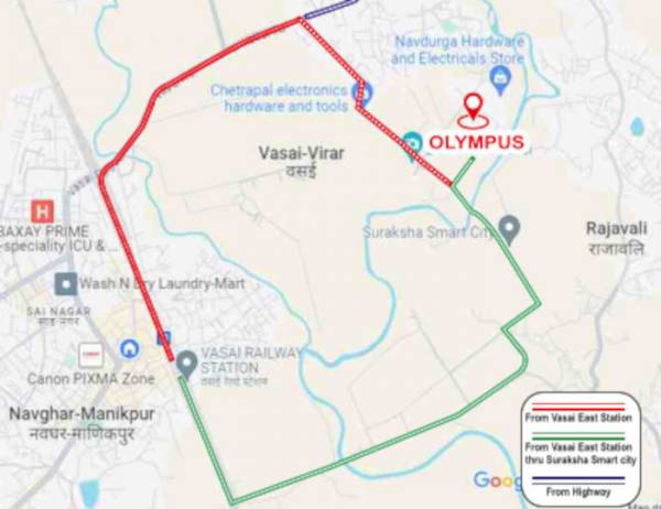  olympus-towers Location Plan