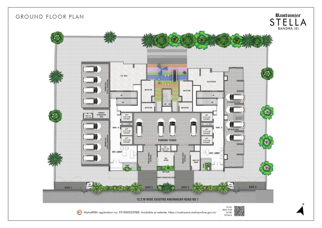  stella Rustomjee Stella Cluster Plan