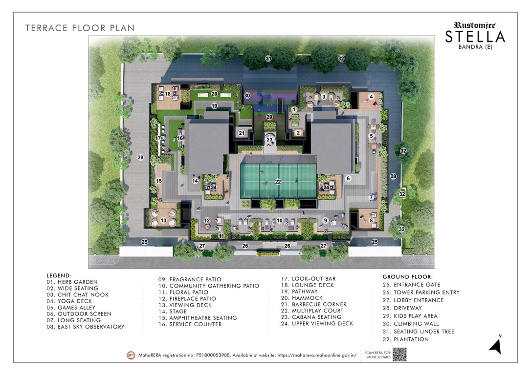  stella Rustomjee Stella Cluster Plan