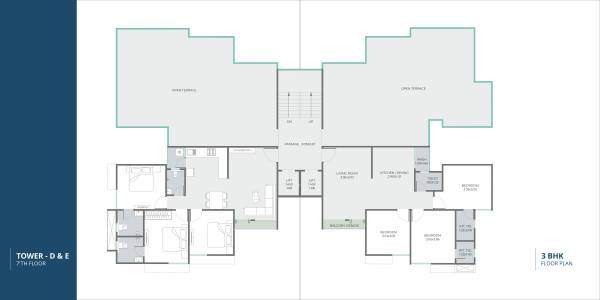  skyline Block D And E Cluster Plan for 7th Floor
