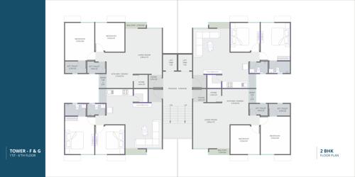  skyline Block F And G Cluster Plan from 1st to 6th Floor