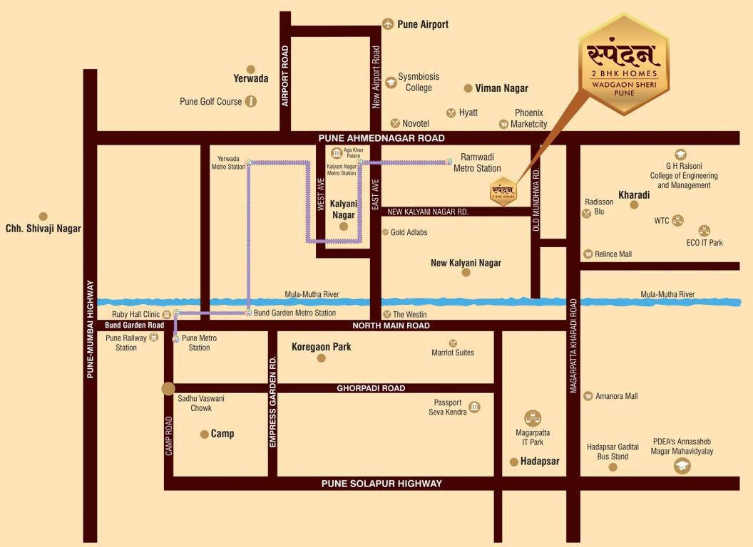  spandan Location Plan