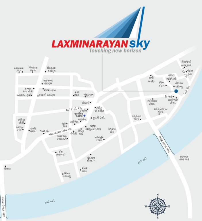  laxminarayan sky Location Plan