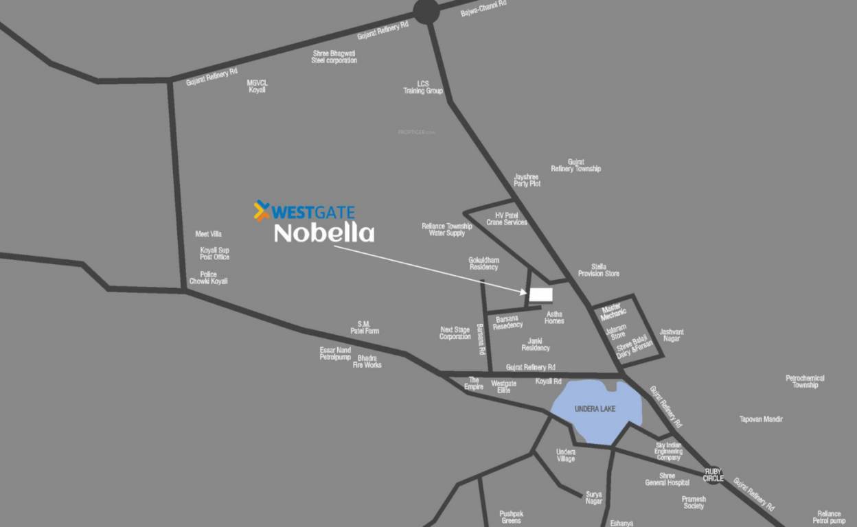 landmark westgate nobella Location Plan