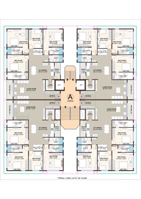 Block A Cluster Plan from 1st to 11th Floor the-ultima Block A Cluster Plan from 1st to 11th Floor
