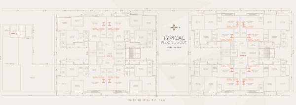 Block A And C Cluster Plan for Typical Floor vallabh-heights Block A And C Cluster Plan for Typical Floor