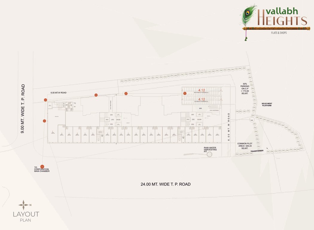 vallabh heights Layout Plan