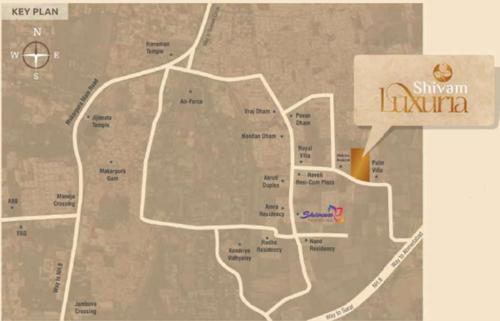  shivam-luxuria Location Plan