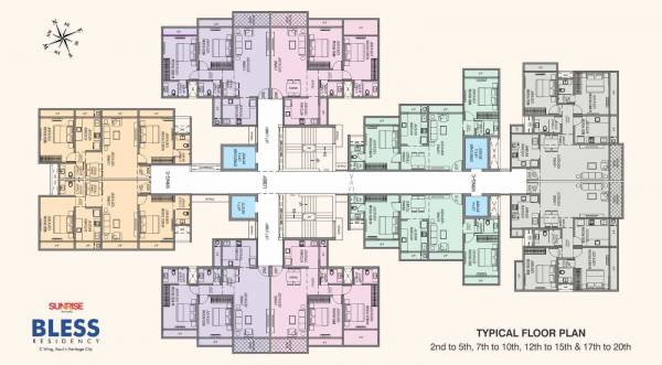  bless-residency Bless Residency C-1 Cluster Plan