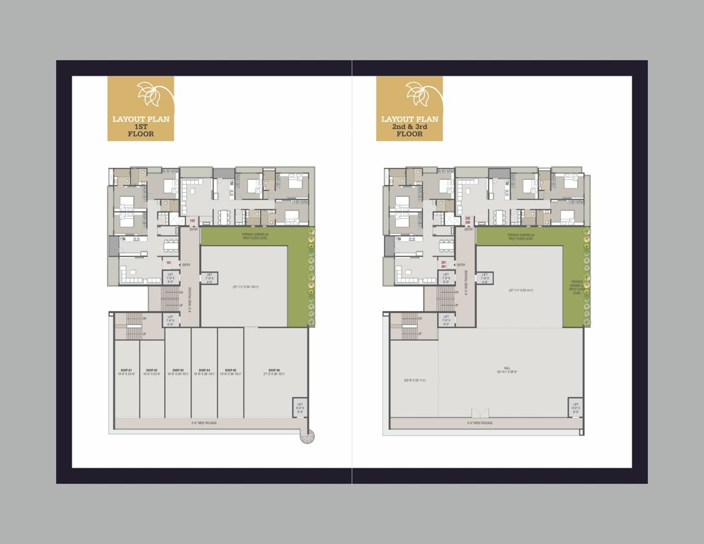 sai darshan heights Sai Darshan Heights Cluster Plan from 1st to 3rd Floor