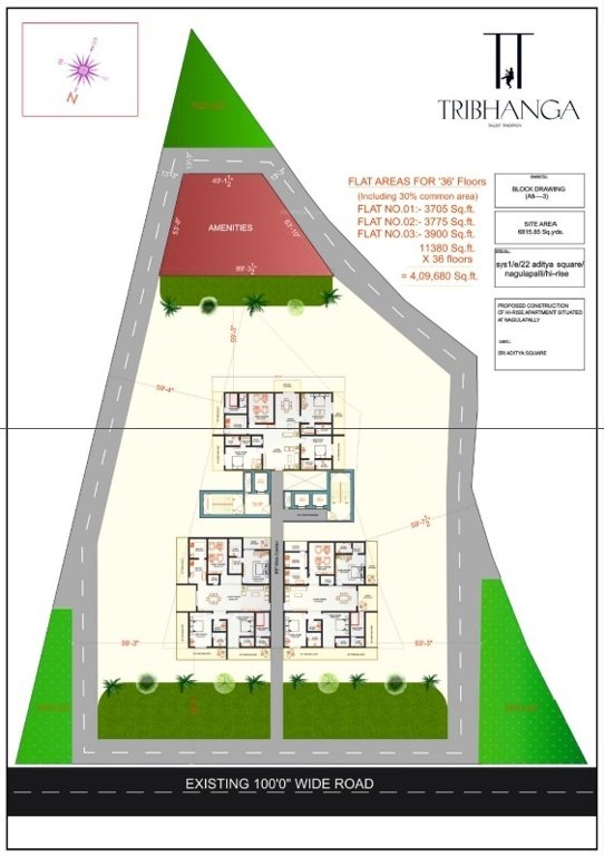  tribhanga Layout Plan