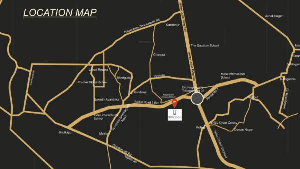  tribhanga Location Plan