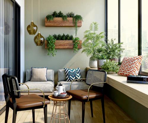  tribhanga Living Area