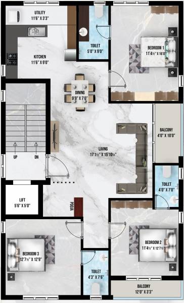  imaiaham Imaiaham Cluster Plan For 2nd Floor