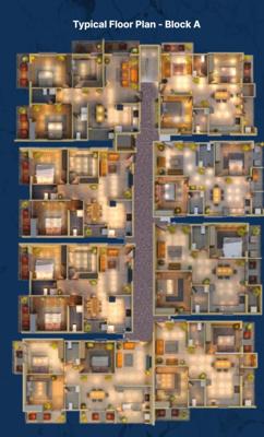  lourdes-nest Block A Cluster Plan from 1st to 4th Floor