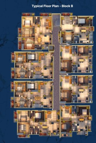  lourdes-nest Block B Cluster Plan from 1st to 4th Floor