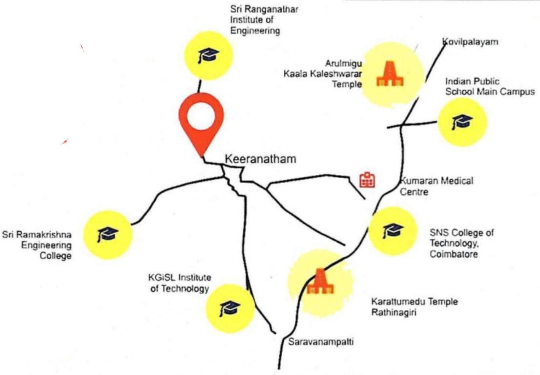  marutham avenue Location Plan