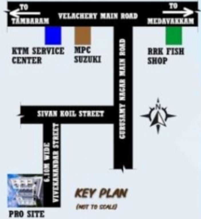  hari priya appartments Location Plan