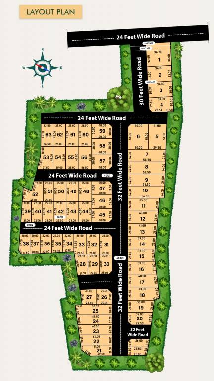  sai krishna avenue Layout Plan